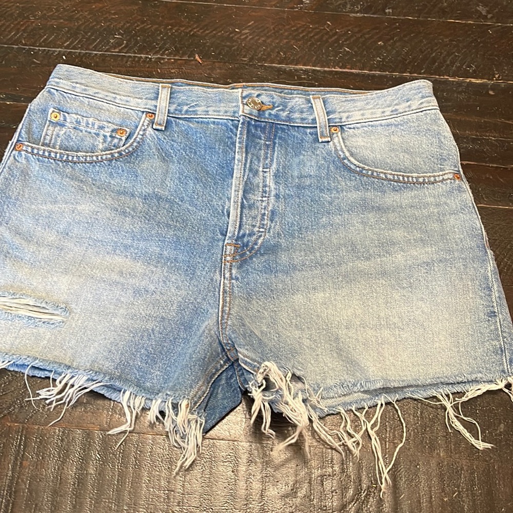 The Hayden Premium Denim Grlfrnd Shorts